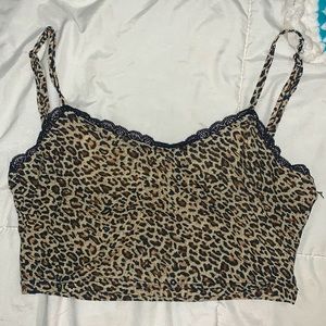 Leopard tank top